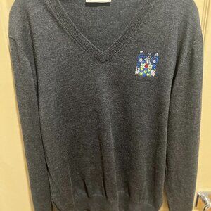 NWOT Donald Ross V Neck Sweater Sz M